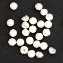 riv-0420 Риволи керамические в серебрянных цапах (8мм)