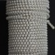 FUR-0145 Цепь под серебро с жемчужными камушками (2 мм)