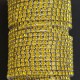 FUR-0174 Цепь под серебро с ярко-желтыми (цитрин) камушками (хрусталики 2 мм)