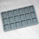 KIT-012 Планшет пластиковый с ячейками (серый, бархатный)