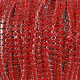 FUR-0173 Цепь под серебро с красными камушками (хрусталики)