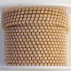 FUR-0161 Цепь под золото с розово-опаловыми камушками (хрусталики 2 мм) 10 см