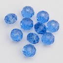 bs-cs0102 Бусины (светло-голубой) (8 мм х 10 мм) 10 шт