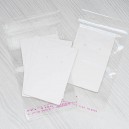 et-019 Этикетки белые + пакетики (под сережки)(5 шт)