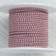 FUR-0161 Ланцюг рожевий з рожево-опаловими камінчиками (кришталики 1,5 мм) 10 см
