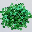pai-123 Паєтки Дубаї пласкі (6 мм) зелені
