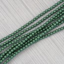 Чешский стеклянный жемчуг 2мм Pearlescent Green (25 шт) (209)