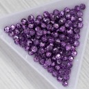 crystal-012 Намистини (мікс фіолетовий, 4 х 3 мм)