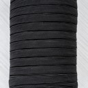 r-011 Гумка (резинка) для одягу (10 мм) чорна (50 см)