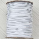 r-013 Гумка (резинка) для одягу (1,5 мм) біла (1 метр)