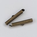 FUR-0212 Затискачі (слайдери) (2,5 см) (2 штуки) бронза