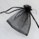 tara-0183 Пакетик подарунковий (органза) 12х9 см (чорний)