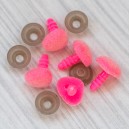 Носик оксамитовий на паличці (12х10 мм) 5 штук (рожевий)