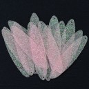 Паєтки індійські пелюстка (40х10 мм) рожевий
