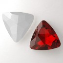 riv-65 Риволи стеклянные треугольник (красный, 23 х 23 мм)