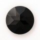 riv-0130 Риволи стеклянные круглые (черные, 27 мм)