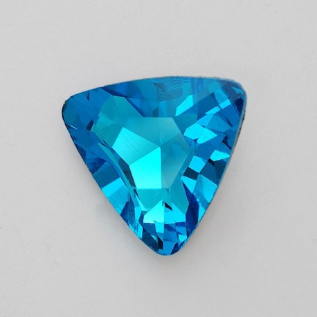 riv-218 Риволи стеклянные треугольник (голубой, 23 х 23 мм)