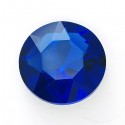 riv-288 Ріволі скляні круглі (синій, 27 мм)