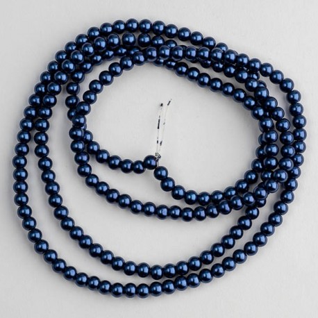 Намистини — скло-кераміка 1147 (імітація перлів, монтана, 8 мм)