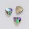 riv-1149 Ріволі скляні трикутник (райдужний, 9х 9 мм)