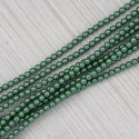 Чеські скляні перли 2мм Pearlescent Green (25 шт) (209)