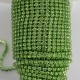 Ланцюг салатовий з салатовим камінчиками (кришталики 1,5 мм) 10 см