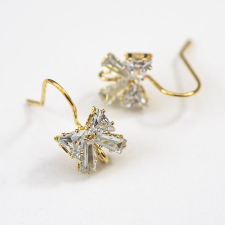 efur-86 Швензи з камінцями (золото)