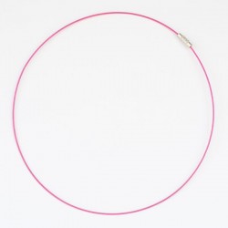 FUR-0095-1083 Основа для кольє, кулона (жорстка (рожева))