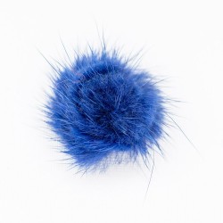 pom-010 Помпони хутряні (близько 2,5-3 см) синій
