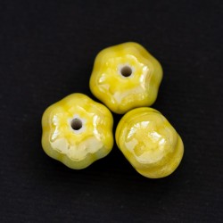 buslis-0103 Намистина керамічна у вигляді гарбузика