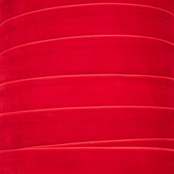 br-048 Стрічка оксамитова (2,5 см) (червона)