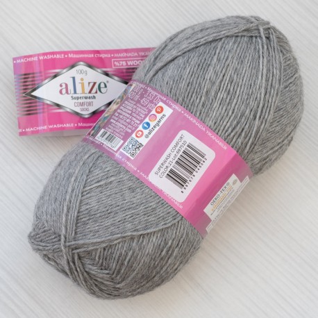 Superwash (Пряжа Alize), Comfort Socks - колір 