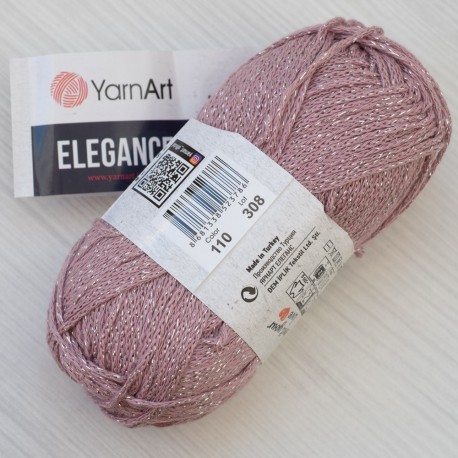 Elegance (Пряжа Yarn Art) з металіком, колір 121