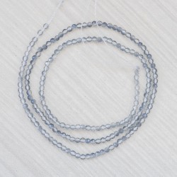 bs-cs0105 Намистини в низці з переливами (2 х 2), сірі