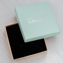 Подарункова коробочка, 9х9х3 см (пастельна м'ята)