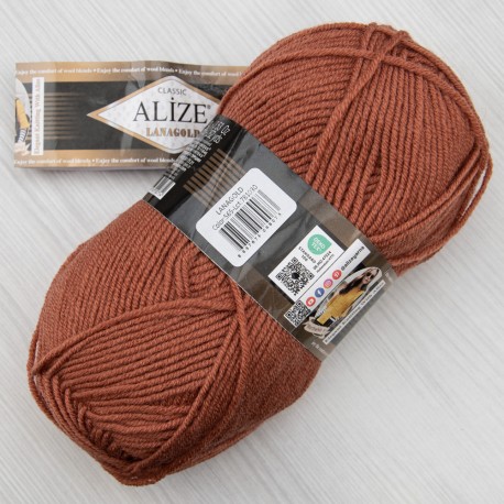 Lanagold (Пряжа Alize) Classic, колір 565