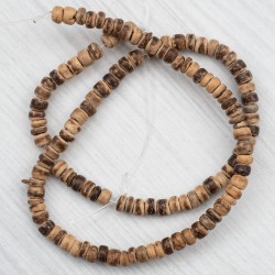 Кокос світло-коричневий, ронделі (10 мм)