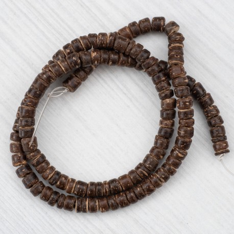 Кокос темно-коричневий, ронделі (10 мм)