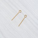 Булавки, нержавійка (30 мм) 2 шт, золото