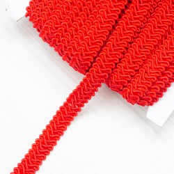 Тасьма декоративна червона (12 мм)