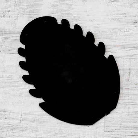 Підставка під прикраси (картон+оксамит, 20х29 см) чорна