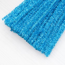 sinel-027 Cинельний дріт люрекс (блакитний)