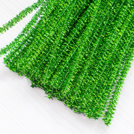 sinel-027 Cинельний дріт люрекс (світло-зелений)