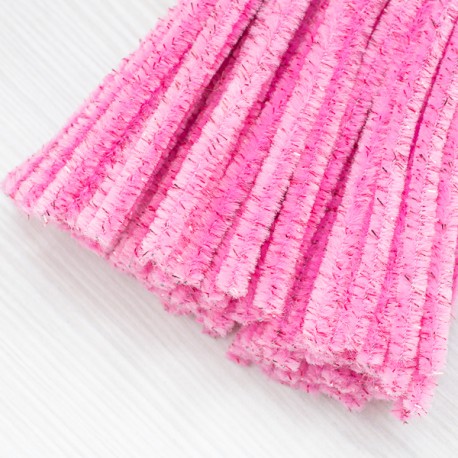 sinel-027 Cинельний дріт з додаванням люрексу (рожевий)