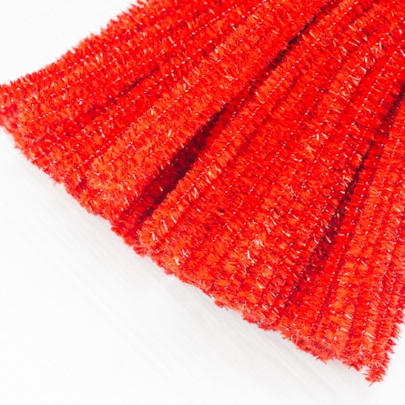 sinel-027 Cинельний дріт з додаванням люрексу (червоний)