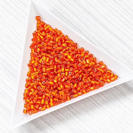 2c-97030 Рубка чеська непрозора, із срібною лінією (розмір 10)