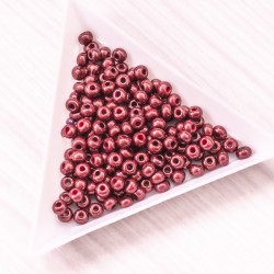 6-93192 Бісер чеський, непрозорий блискучий (великий бісер)