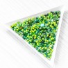 Бісер чеський мікс зелений