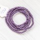 Намистини- скло-кераміка 1157 (імітація перлів, аметистовий, 4 мм)