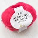 Пряжа Diamond Mohair, рожево-малиновий